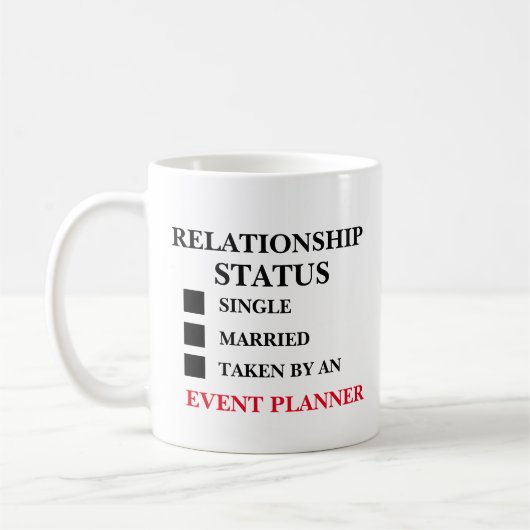 Relatie Status Evenementenplanner  Koffiemok (Links)