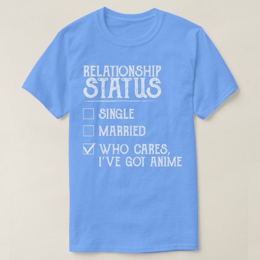 Relatie status Grappig T-shirt (Design voorkant)