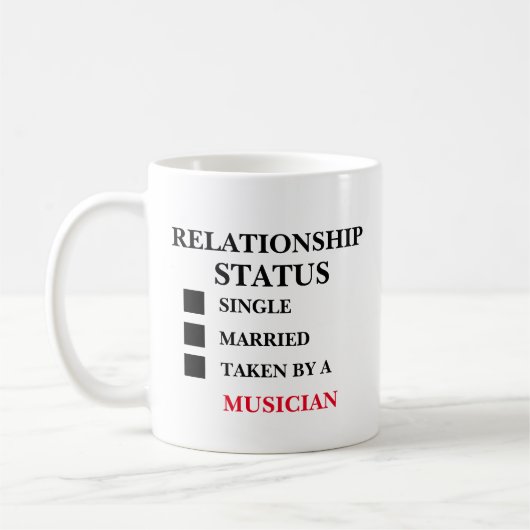 Relatie Status Musicus Koffiemok (Links)