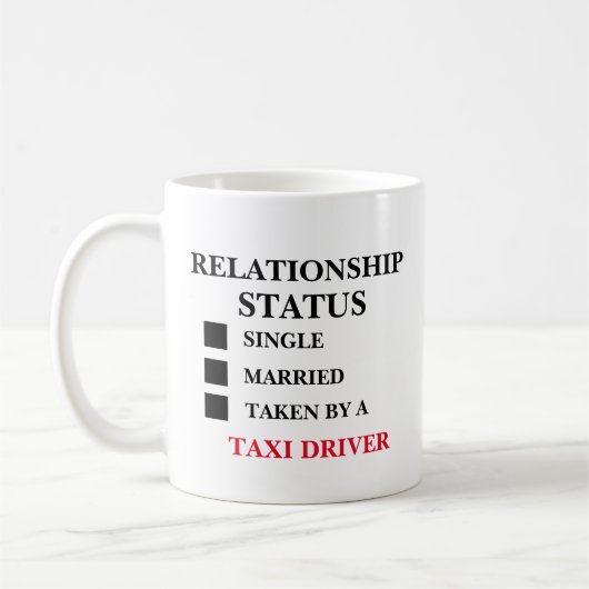 Relatie Status Taxi Driver Koffiemok (Links)