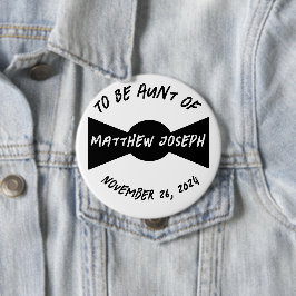 Relatie-to-Be Bowtie Ronde Button 4,0 Cm