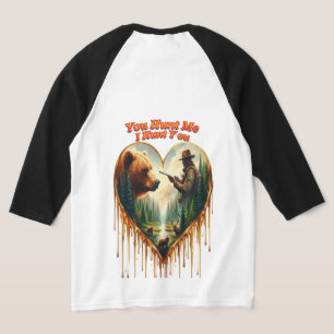 Relatie tussen Hunter grizzly Beer en herten T-shirt