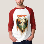 Relatie tussen Hunter grizzly Beer en herten T-shirt (Voorkant)