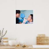 Relatie VAN DENTIST, ARTS EN PATIËNTIE Poster (Keuken)