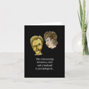 Relatie van het Wenskaart van de echtgenoten Kaart