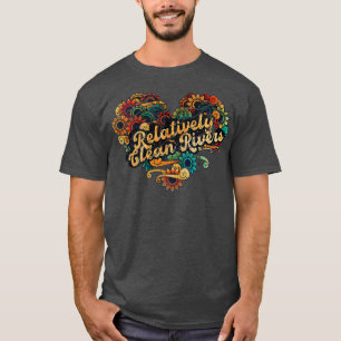 Relatief schone rivieren somber t-shirt
