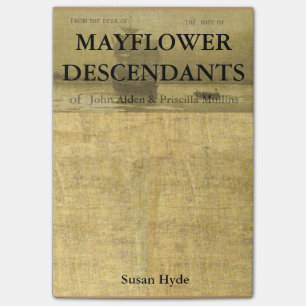 Relatief ten opzichte van Mayflower Descendants Al Post-it® Notes