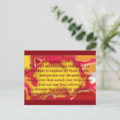 Relaties die het Briefkaart van het Citaat toestaa (Staand voorkant)