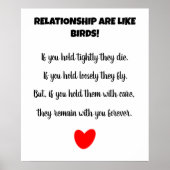 Relaties kus liefde poster (Voorkant)