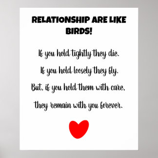 Relaties kus liefde poster