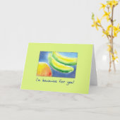 Relaties van bananen en pompelmoezen kaart (Gele Bloem)