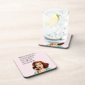 Relaties zijn als Algebra Funny Quip Bier Onderzetter (Rechterzijde)