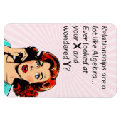 Relaties zijn als Algebra Funny Quip Magneet (Horizontaal)