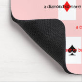 'Relaties zijn als een pak speelkaarten..' Muismat (Hoek)