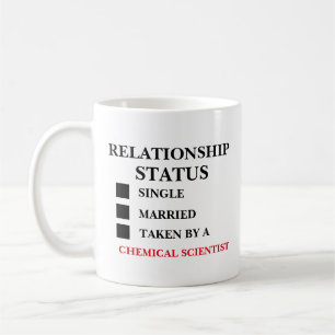 Relatiestatus Chemisch Wetenschapper  Koffiemok