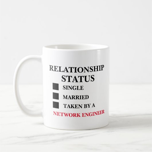 Relatiestatus Netwerkengineer  Koffiemok (Links)