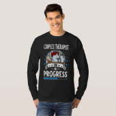 Relatietherapeut in opleiding student t-shirt (Voorkant volledig)