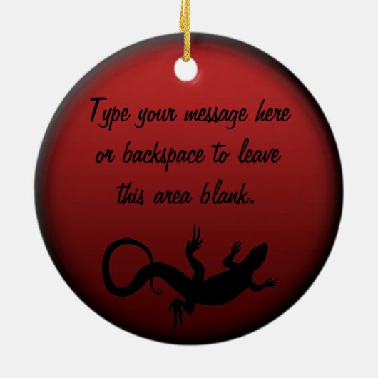 Relatieve ornament gepersonaliseerde retieldecorat (Achterkant)