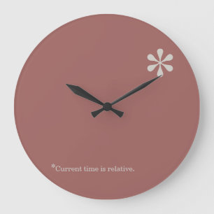 Relatieve sjabloon van de klok van de Tijd Asteris
