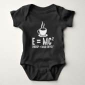 Relativiteit Theory Physics Science Coffee Milk Romper (Voorkant)