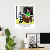 Relativiteitstheorie en belastingcode poster (Thuiskantoor)