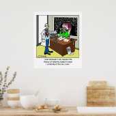 Relativiteitstheorie en belastingcode poster (Keuken)