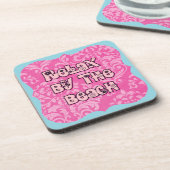 Relax aan het strand bier onderzetter (Linkerzijde)