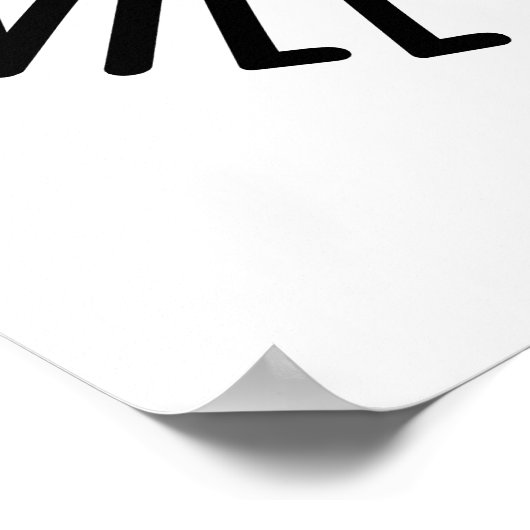 Relax alles zal rijp zijn grappig fruit woordspeli poster (Hoek)