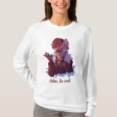 Relax be cool, wolf t-shirt (Voorkant)