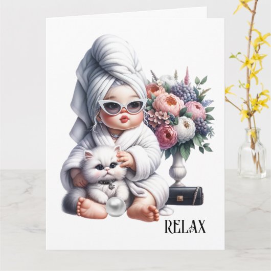 RELAX - Bekijk terug - Kaart (Gele Bloem)