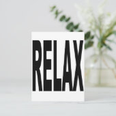 Relax Briefkaart (Staand voorkant)