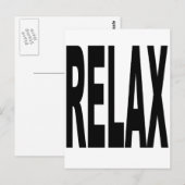 Relax Briefkaart (Voorkant / Achterkant)