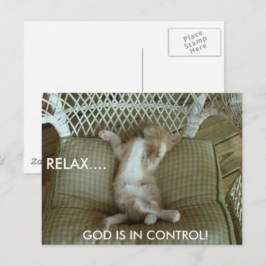 RELAX... BRIEFKAART (Voorkant / Achterkant)