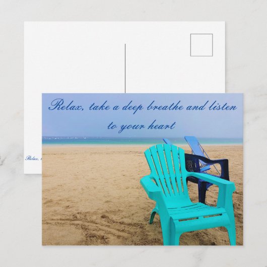 Relax Briefkaart (Voorkant / Achterkant)