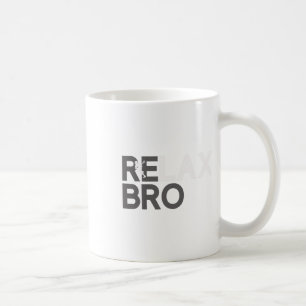 Relax Bro Funny Lacrosse Speler Lax Lover Joke T-s Koffiemok