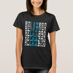 Relax Bro Funny Lacrosse Speler Lax Lover Joke T-s T-shirt