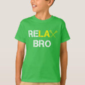 ReLax Bro Funny Lacrosse T-shirt (Voorkant)