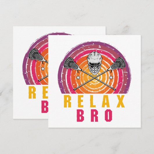 Relax Bro Lacrosse (Voorkant / Achterkant)