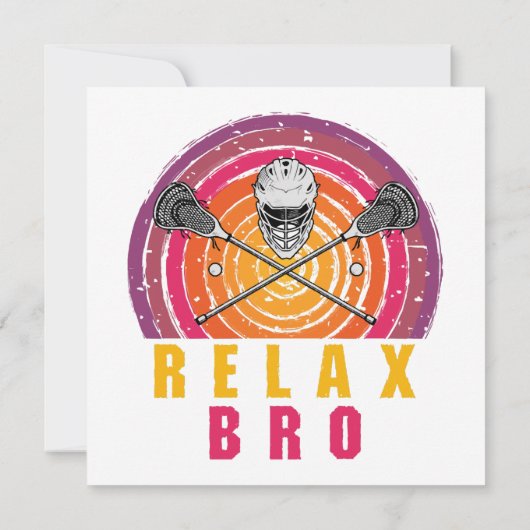 Relax Bro Lacrosse (Achterkant)