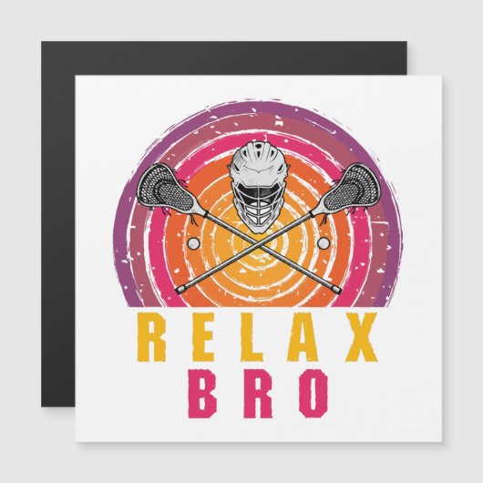 Relax Bro Lacrosse (Voorkant / Achterkant)