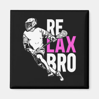 Relax Bro Lacrosse Magneet