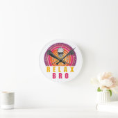 Relax Bro Lacrosse Ronde Klok (Huis)