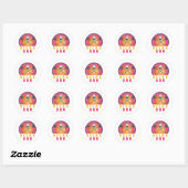 Relax Bro Lacrosse Ronde Sticker (Vel)