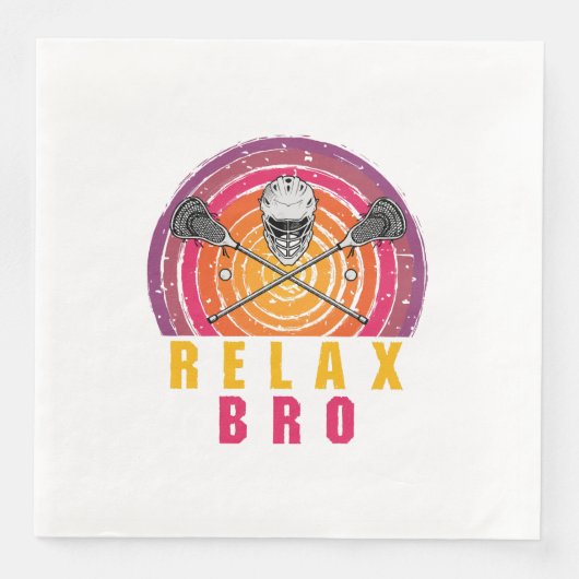 Relax Bro Lacrosse Servet (Voorkant)