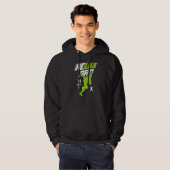 Relax Bro Lacrosse Sport Team Game Highschool Coll Hoodie (Voorkant volledig)