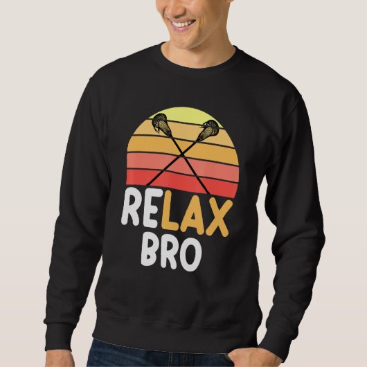 Relax Bro Lacrosse Surf Sun Trui (Voorkant)