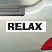 RELAX BUMPERSTICKER (Op auto)