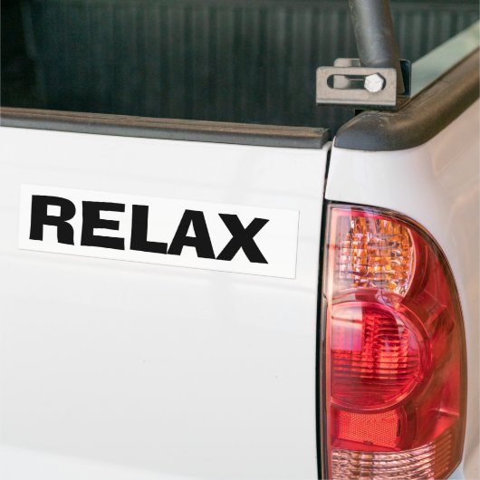 RELAX BUMPERSTICKER (Op Truck)