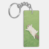 Relax Cat Sleutelhanger (Voorkant Links)