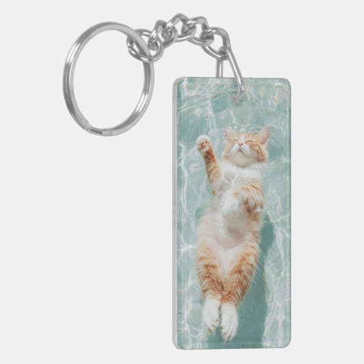 Relax Cat Sleutelhanger (Voorkant Links)